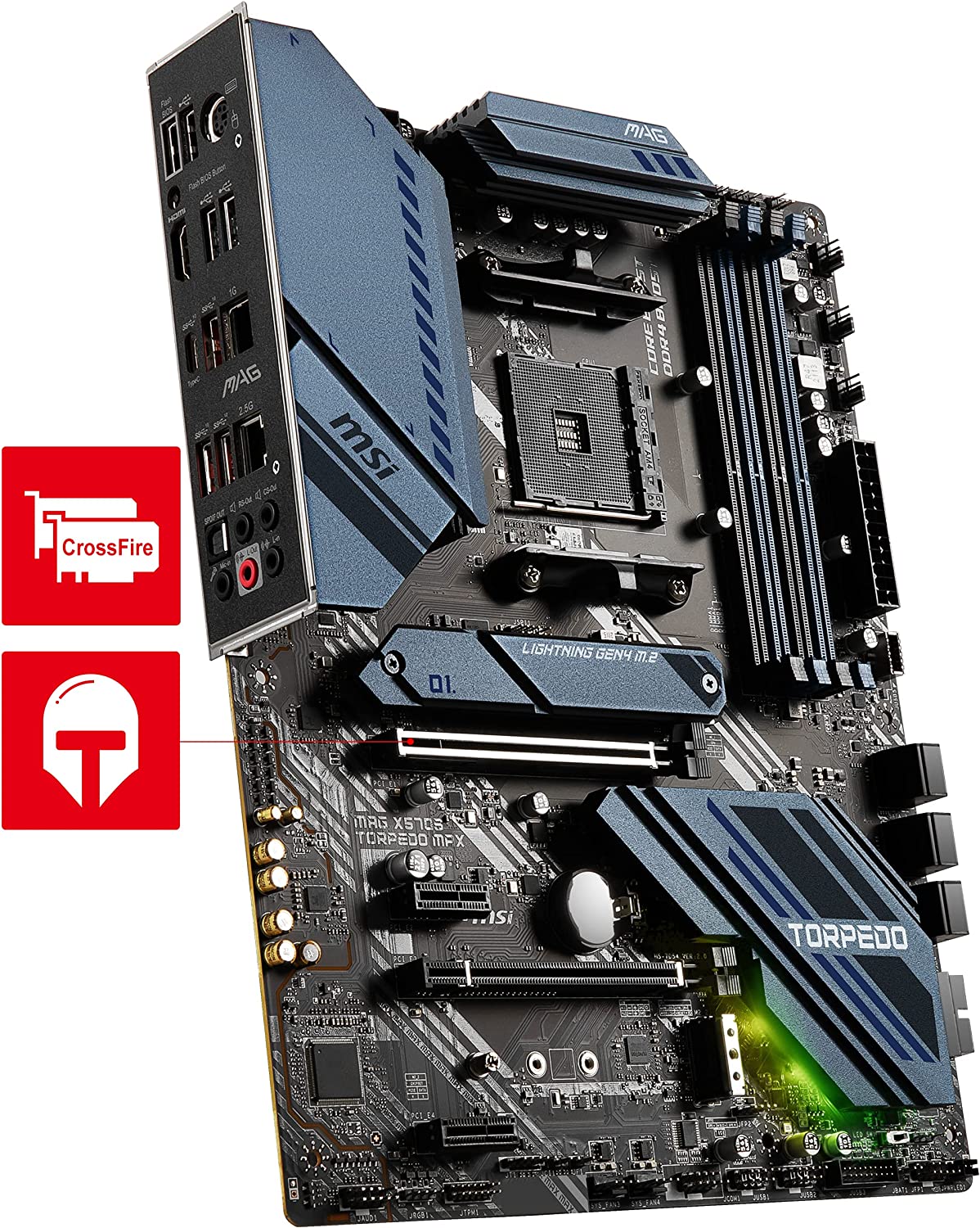 MSI Motherboard MAG X570S TORPEDO MAX MSI Motherboard MAG X570S TORPEDO MAX
